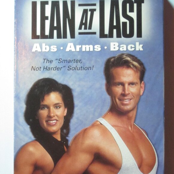 Lean At Last Abs Arms Back Fitness Video VHS 1995 - Picture 1 of 2